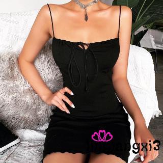 Đầm dự tiệc phối dây gợi cảm cho nữ