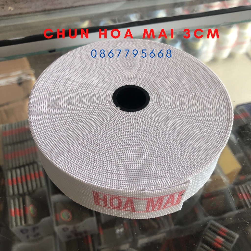 Chun quần Hoa Mai 3cm 10m/cuộn