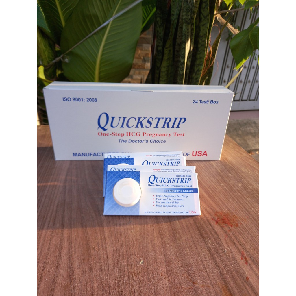 Que Thử Thai Quickstrip Hộp 24 Que