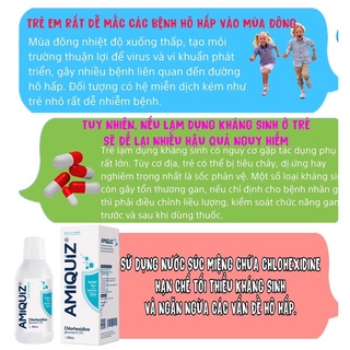 Nước súc miệng AMiQUiZ 250ml