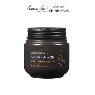 Mặt Nạ Đất Sét Tro Núi Lửa Super Volcanic Pore Clay Mask 2x 2019 - Amora Skinlab