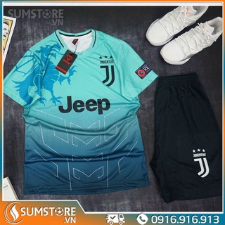 Bộ quần áo bóng đá CLB Juventus Xanh 10 - Đồ đá banh Độc Nhất 2021