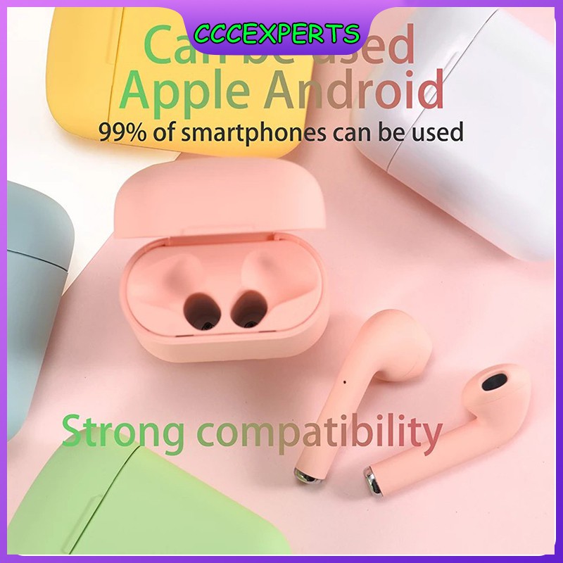 【CcExperts】Macaron inPods 12 Tws Tai nghe không dây thể thao Tai nghe Bluetooth 5.0 Tai nghe HD CALL Tai nghe có hộp sạc cho điện thoại thông minh