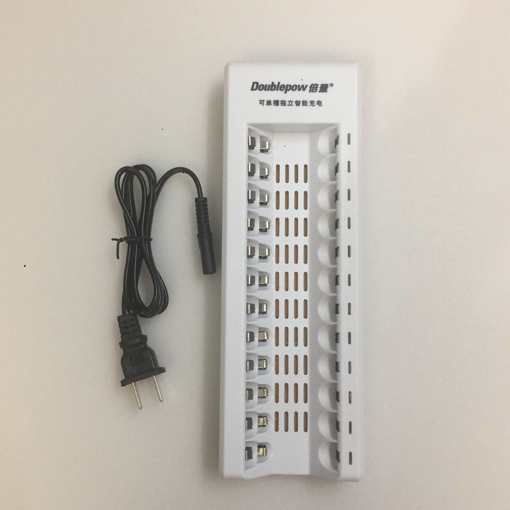 Máy Sạc 12 khe pin AA / AAA Máy sạc pin tiểu đa năng, không kèm pin