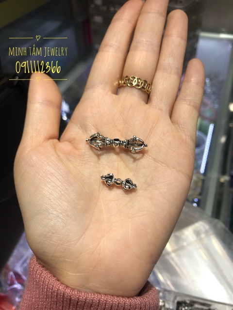 Charm bạc chuỳ kim cang bạc thái 925,Chuỳ kim cang bạc S925-Minh Tâm Jewelry