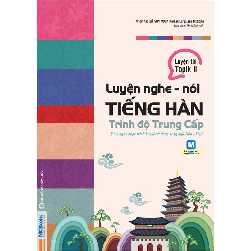 Sách - Luyện nghe - nói tiếng Hàn trình độ trung cấp (nghe qua app)