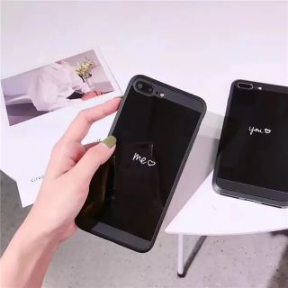 Ốp iphone 5/5s/6/6s/6plus/7/7plus/8/8plus you and me tráng gương chưa kèm dây