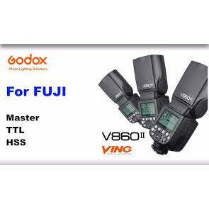 Đèn Flash Godox V860 II for Nikon + Tặng Ommi tản sáng