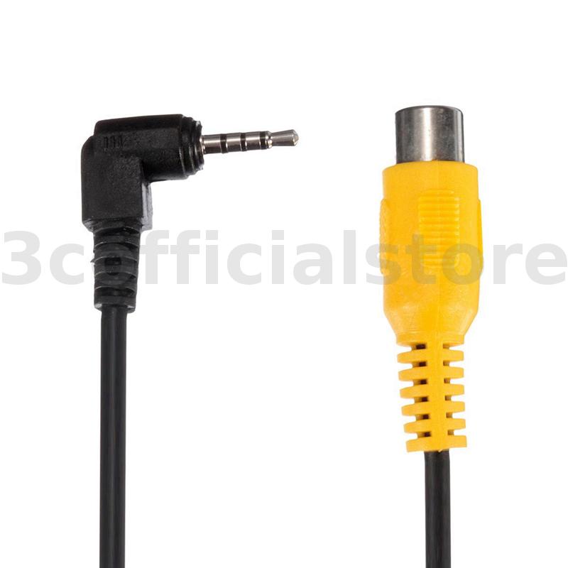 Dây Cáp Âm Thanh 2.5mm Đầu Đực Sang RCA Đầu Cái 3.5mm Cho GPS AV-in Video
