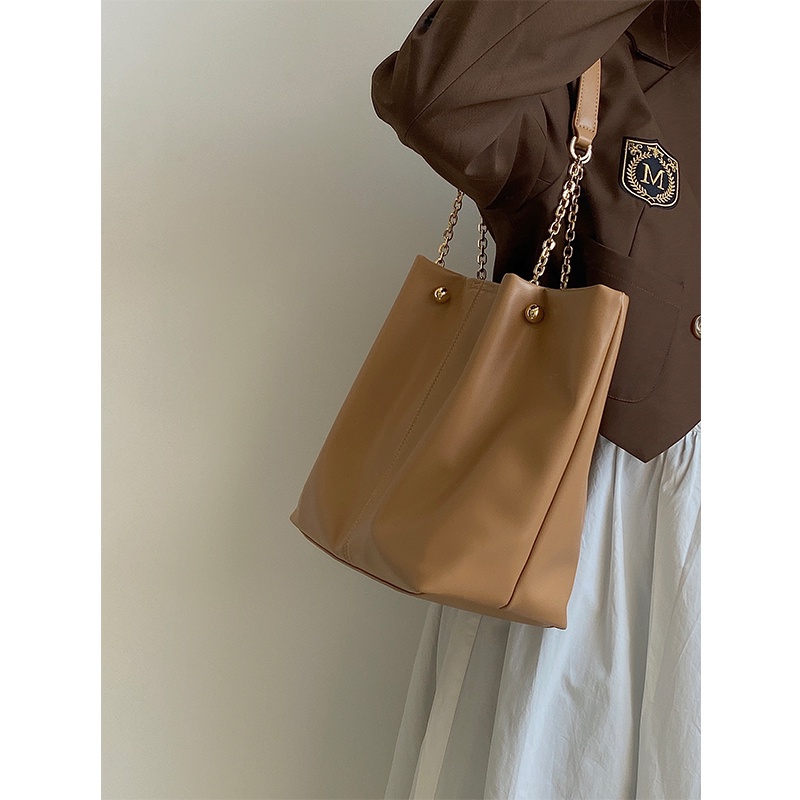 Túi tote Đeo Vai Kích Cỡ Lớn Kiểu Dáng Đơn Giản Hợp Thời Trang