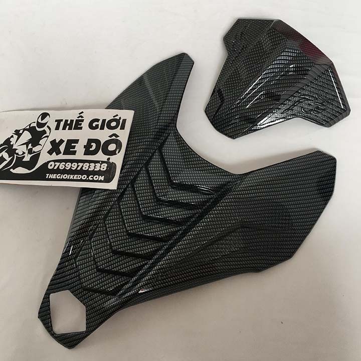 Bộ mão ab và ốp mặt nạ air blade 2016 - 2019 cacbon