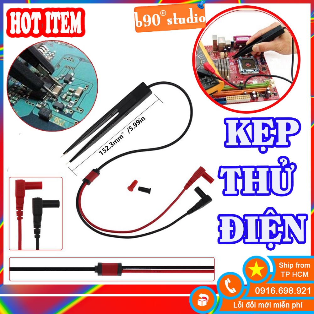 GIÁ SỈ  Bộ Kẹp Thử Điện Chất Lượng Cao Kẹp rời đồng hồ vạn năng