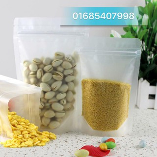1kg Túi zipper hai mặt mờ