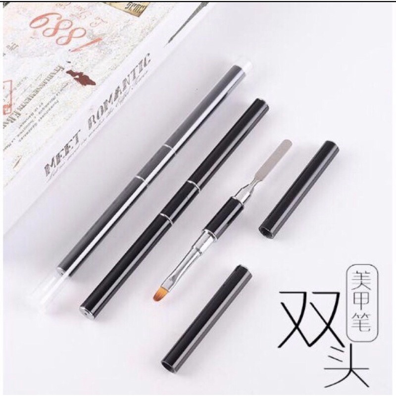 Cọ Nail Đắp Gel 2 Đầu-Cọ Làm Gel Gôm