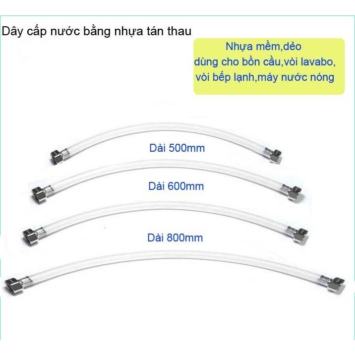 ✔ Dây cấp nước nhựa {TÁN THAU}