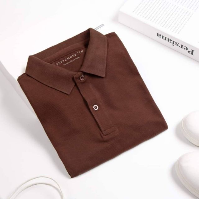 Áo Cotton Polo trơn form ôm phong cách trẻ trung, tay ngắn đủ màu lựa chọn QA