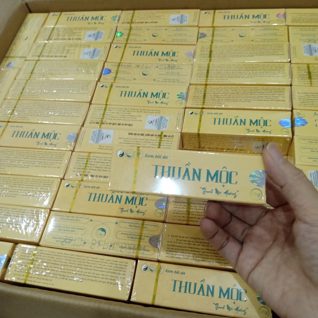 Thuần Mộc bôi da kem bôi da Thuần Mộc kem bôi nấm ngứa THANH MỘC HƯƠNG chính hãng 16gr