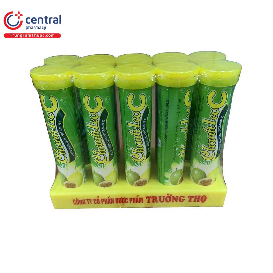 Viên sủi Bổ Sung Vitamin Chanh Leo C,Tăng Đề Kháng, Phòng Ngừa Virus, Tuýp 20 viên - Sản phẩm chính hãng.