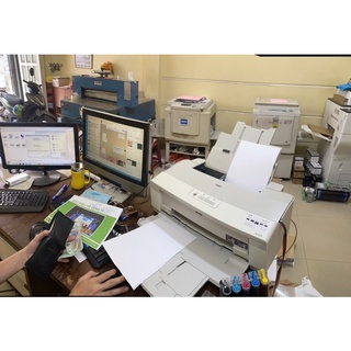 Mây in epson px-1004 - Găn hệ thống mực dầu