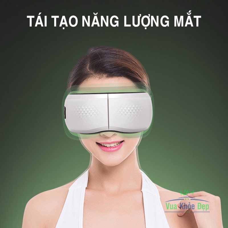 Máy massage mắt, máy mát xa mắt giảm cuồng thâm, đau mắt loại dùng pin HY-01 cao cấp