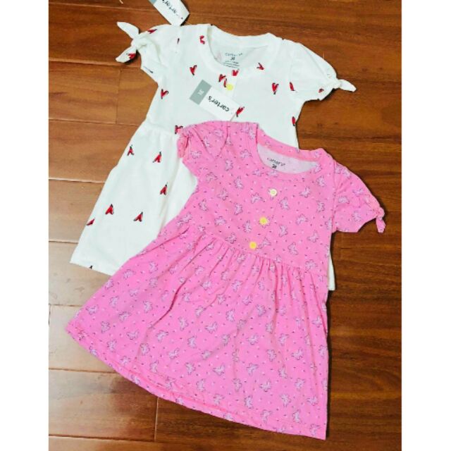 Váy cotton lụa bé gái, dàng cho bé từ 10 đến 25kg