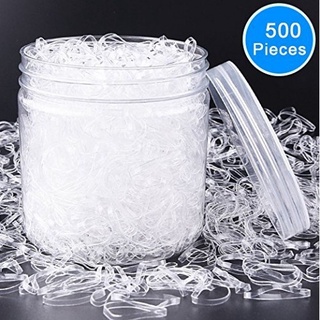 Túi 500 dây thun buộc tóc trong suốt dùng một lần