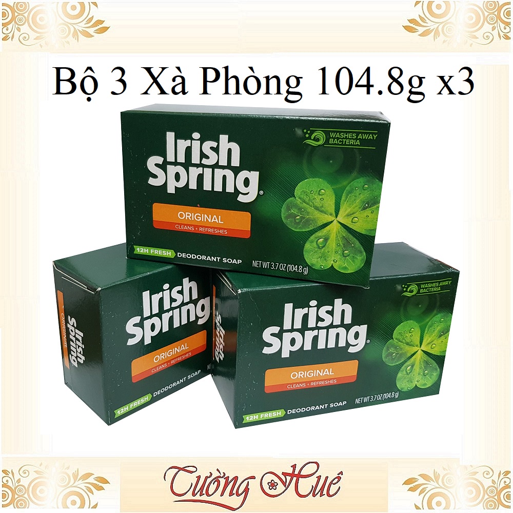 Bộ 3 Bánh Xà Phòng Irish Spring - 104.8g x3