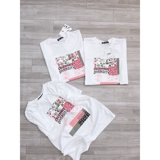 Áo pull trắng hoa
