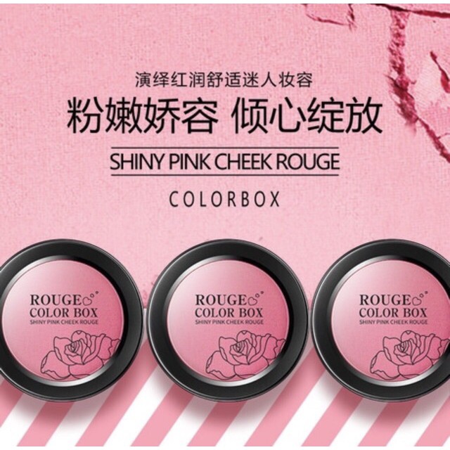 🌸🌸🌸Phấn má hồng Rouge Color Box kèm chổi của Bioaqua🌸🌸🌸 | BigBuy360 - bigbuy360.vn