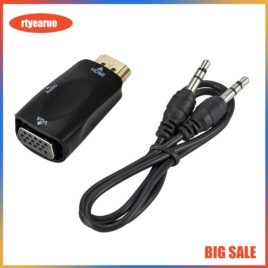 Bộ Chuyển Đổi Hdmi Sang Vga Kèm Dây Cáp Âm Thanh