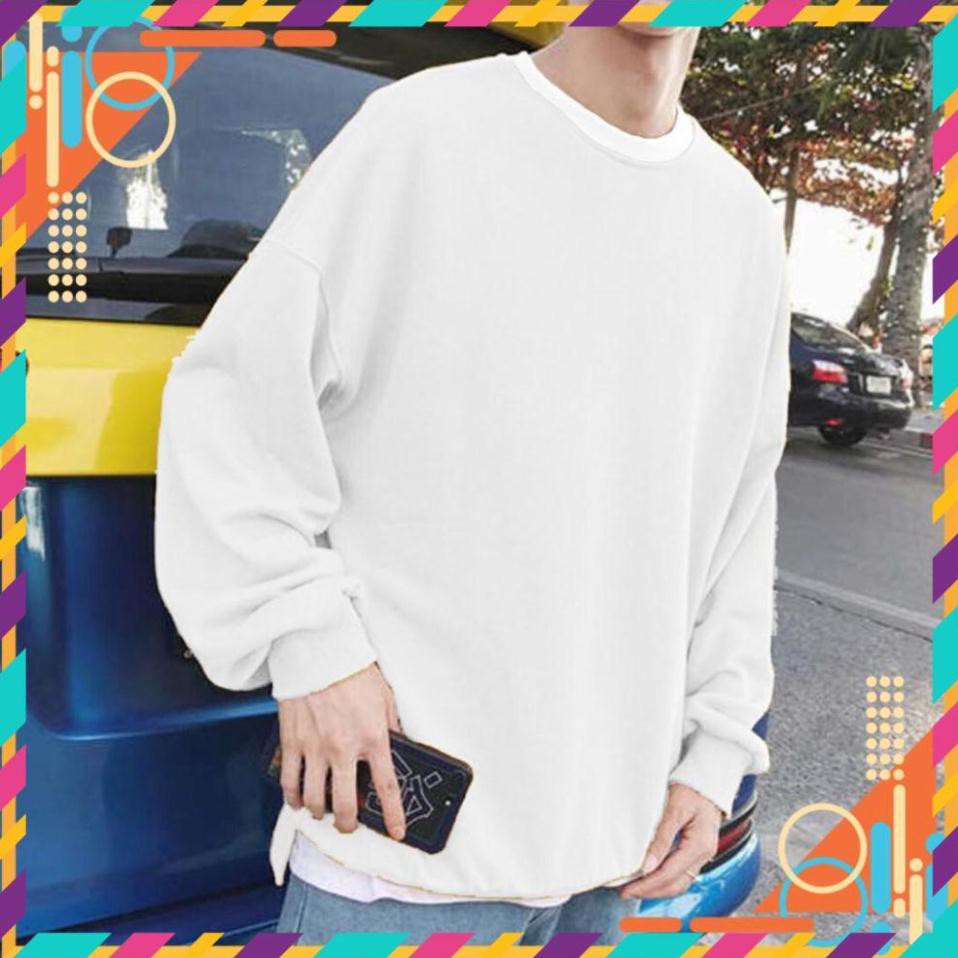 [Lên Đồ Auto Đẹp]Áo sweater Trơn Xẻ Tà Nhiều Màu Thời Trang AC | BigBuy360 - bigbuy360.vn