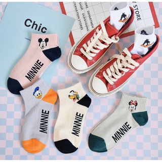 COMBO 5 ĐÔI TẤT COTTON CHUỘT MICKEY