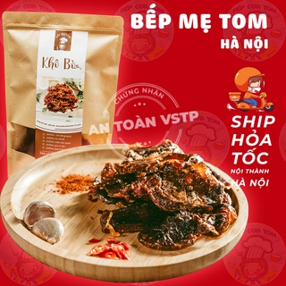 Đồ ăn vặt lõi bò cháy tỏi 500g bếp mẹ tom