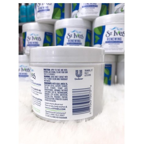 Kem dưỡng ẩm da St.Ives Renewing Collagen & Elastin Moisturizer 283g