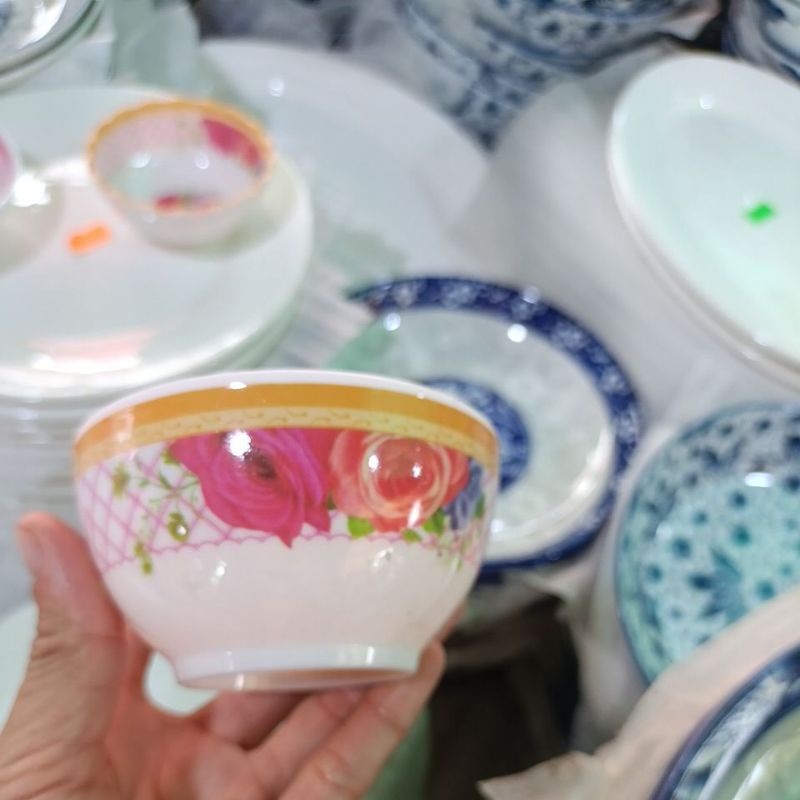 Chén chấm nhựa,chén chấm mê ca