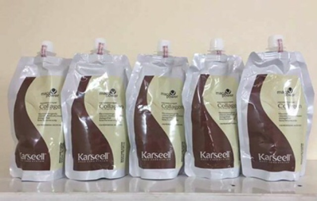 Kem hấp tóc collagen karseell maca siêu mượt tóc