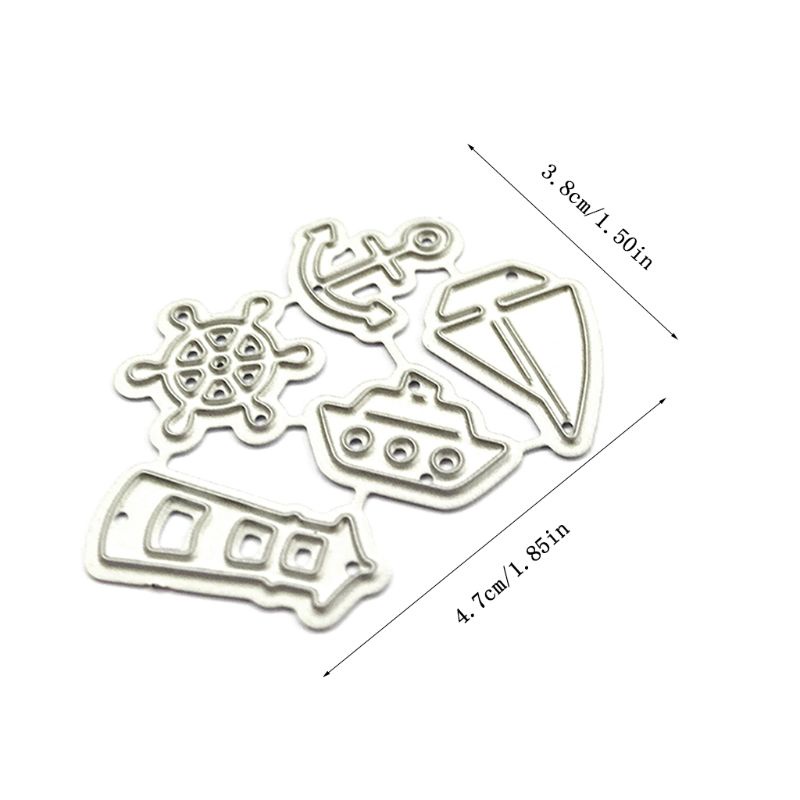 Khuôn Cắt Giấy Kim Loại Hình Ngọn Hải Đăng Xinh Xắn