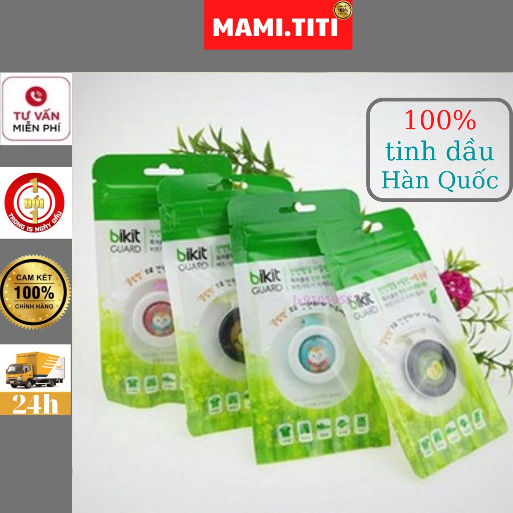 Kẹp chống muỗi bikit guard hàn quốc với 100% tinh dầu tự nhiên giúp bảo vệ - ảnh sản phẩm 1