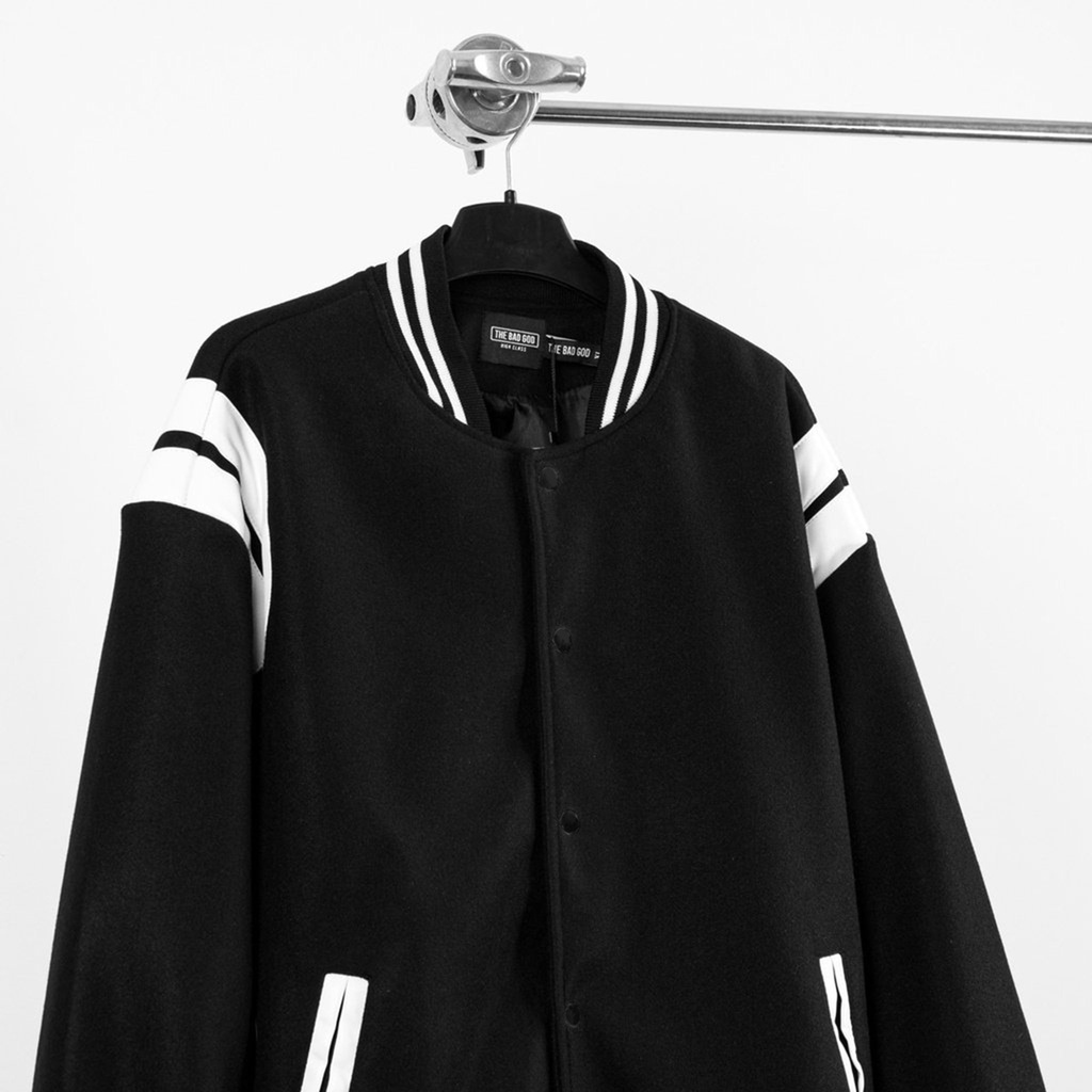 Áo khoác Bomber varsity jacket The Bad God Teddy (Lỗi nhẹ)