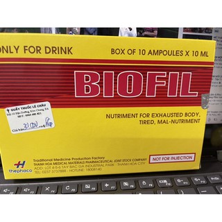 biofil hộp 10 ống