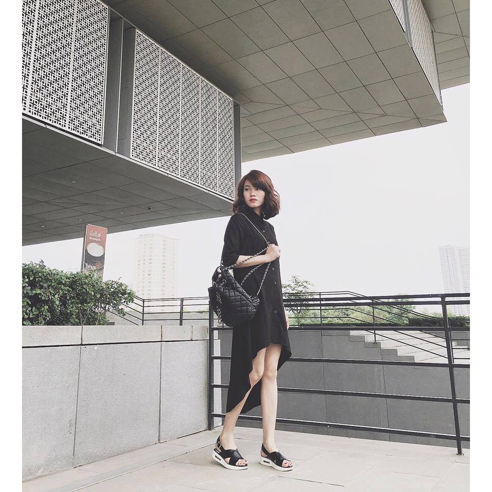 ĐẦM MULLET ĐEN D248
