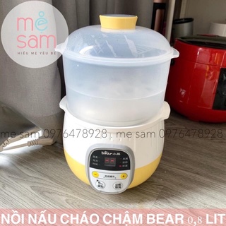 Nồi nấu cháo chậm bear 0,8 lít