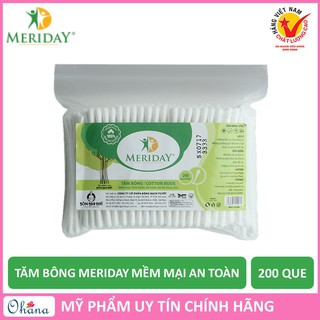 Tăm bông Meriday Bông Bạch Tuyết