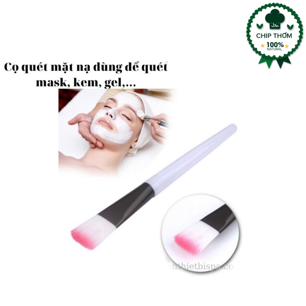 Cọ quét mặt nạ,cọ đắp nạ,cọ mask,cọ nạ silicon,cọ cán hồng