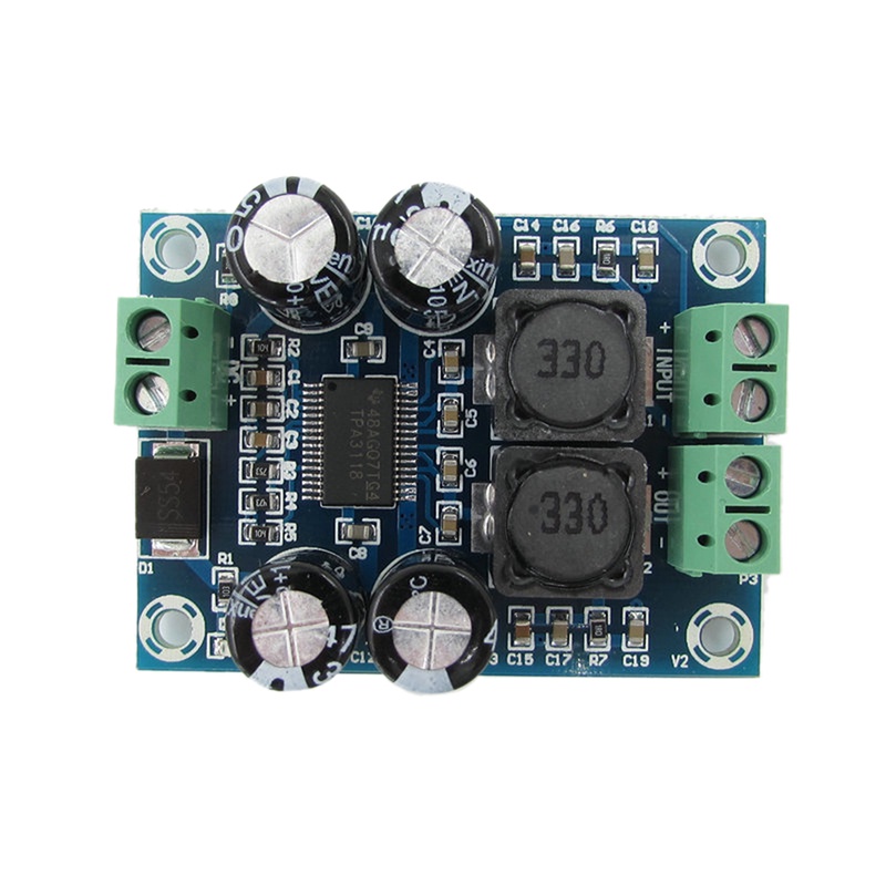 Bảng mạch khuếch đại âm thanh kỹ thuật số 60w Tpa3118 Dc 10-24v Pbtl Mono