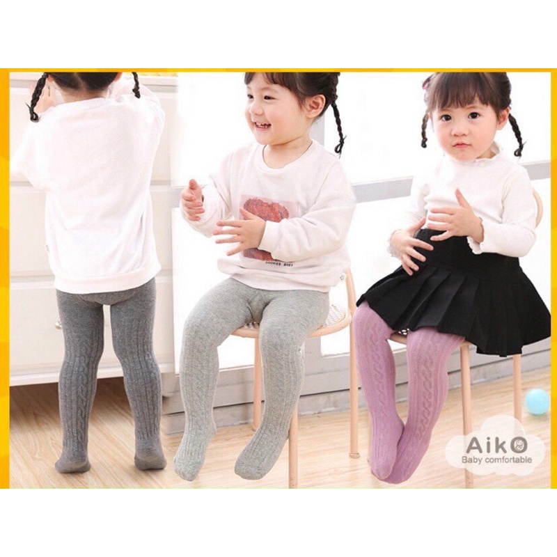 QUẦN TẤT LEN CÓ BÀN CHO BÉ(3m-2y)