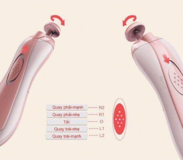 Máy cắt dũa móng cho bé từ 0 tháng trở lên chính hãng cao cấp