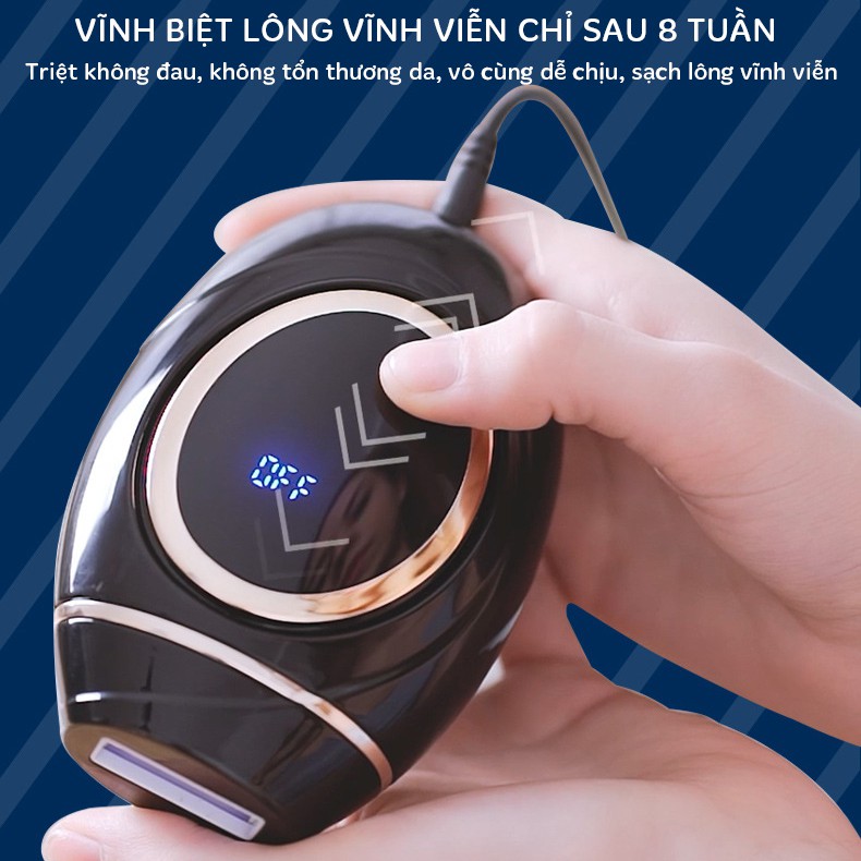 Máy Triệt Lông Mini Vĩnh Viễn Cầm Tay Tại Nhà Cinser TH-MINI Công Nghệ IPL Thế Hệ Mới 2021