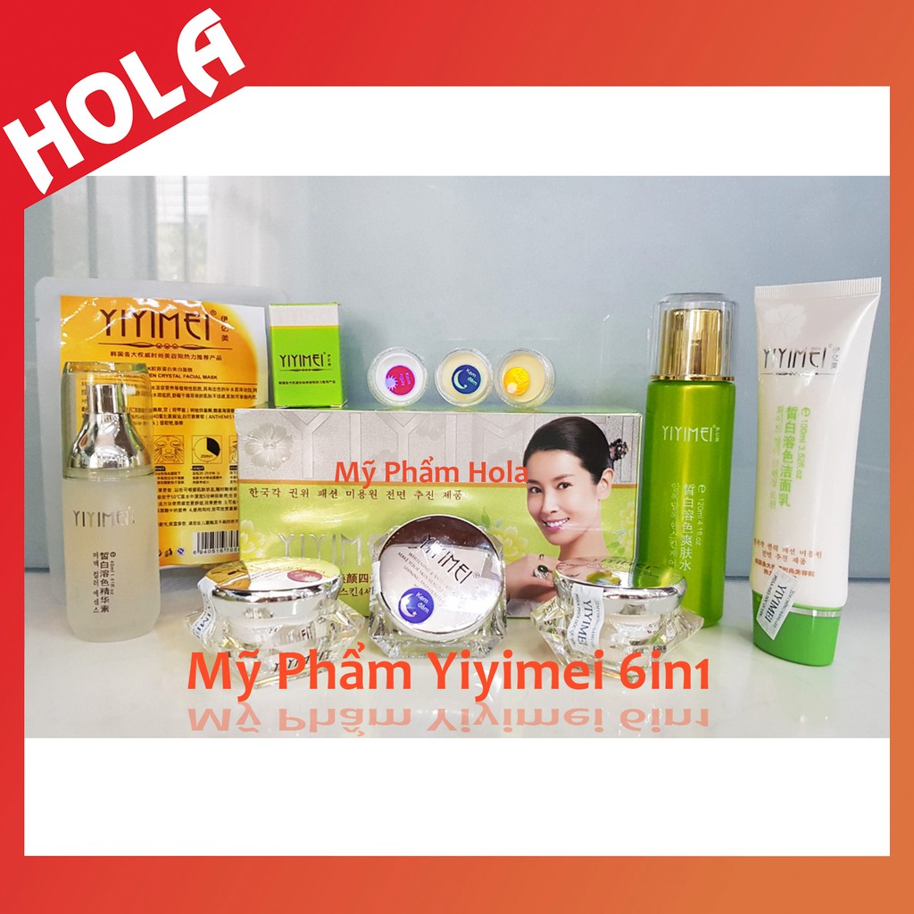 [Chính Hãng] Mỹ phẩm làm mờ nám Yiyimei 6, Kem mờ nám, tàn nhang, dưỡng trắng da Yiyimei, mỹ phẩm Yiyimei.