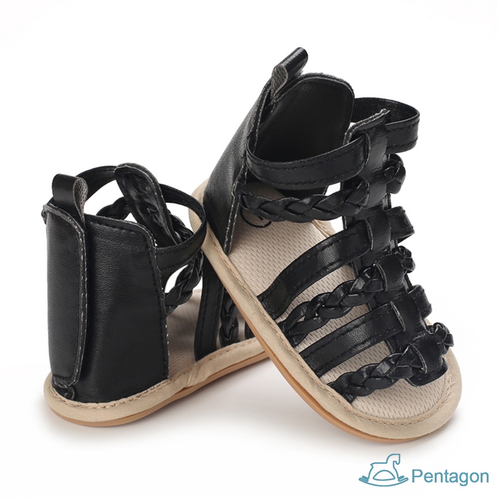 Xăng đan Bằng Da PU Chống Trượt Thời Trang Mùa Hè Dành Cho Bé Gái Tập Đi